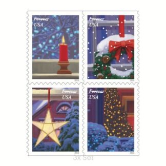 Wholesale Holiday Windows Stamps Formal Legal Notices & Professional Document Delivery || 300Pcs (15 Books)