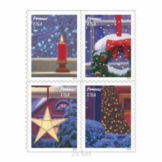Best Price Holiday Windows Stamps Institutional Communication & Enrollment Logistics || 200Pcs (10 Books)