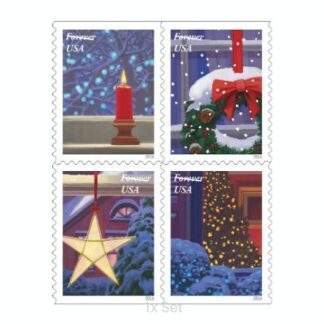 Cheap Holiday Windows Stamps Seasonal Route Marketing & Service Promotion Pack || 100Pcs (5 Books)