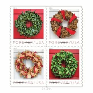 Low Cost Holiday Wreaths Stamps Agency-Level Renewals & Compliance Logistics Pack || 300Pcs (15 Books)