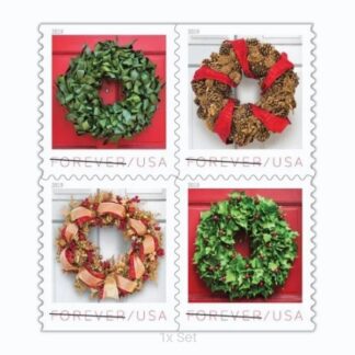 Cheap Holiday Wreaths Stamps Community Outreach & Ministerial Support Pack || 100Pcs (5 Books)