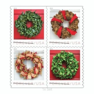 Cheap Holiday Wreaths Stamps High-Impact CRM & Property Marketing Logistics || 100Pcs (5 Books)