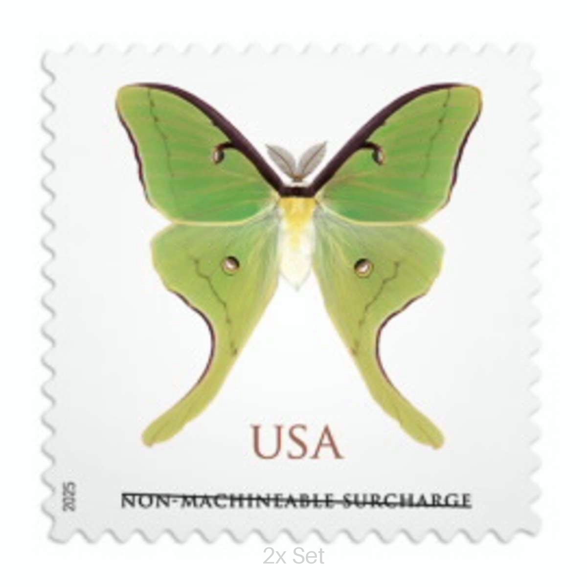 Discount Luna Moth Stamps Formal Legal Notices & Professional Document Delivery || Non-Machineable® 200Pcs