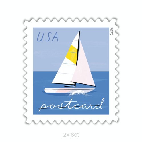 Discount Sailboats Postcard Stamps Community Outreach & Ministerial Support Pack || Postcard® Postage 200Pcs