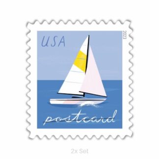 Wholesale Sailboats Postcard Stamps Fiscal Reporting & Tax Season Compliance Logistics || Postcard® Postage 200Pcs