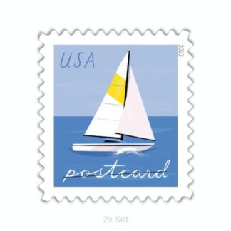 Wholesale Sailboats Postcard Stamps Institutional Communication & Enrollment Logistics || Postcard® Postage 200Pcs
