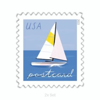 Cheap Sailboats Postcard Stamps Professional Business Logistics & Bulk Mailing Pack || Postcard® Postage 200Pcs