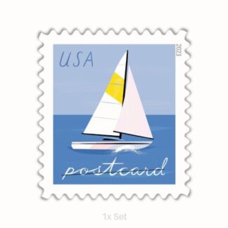Bulk Sailboats Postcard Stamps Seasonal Route Marketing & Service Promotion Pack || Postcard® Postage 100Pcs