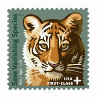 Authentic Save Tiger Stamps High-Impact CRM & Property Marketing Logistics || 100Pcs (5 Sheets)