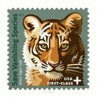 Cheap Save Tiger Stamps Institutional Communication & Enrollment Logistics || 100Pcs (5 Sheets)
