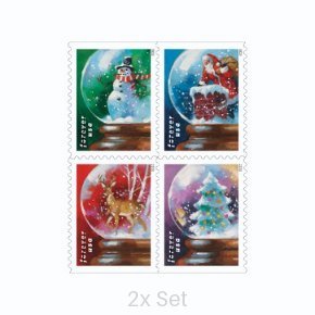 Economy Snow Globes Stamps Agency-Level Renewals & Compliance Logistics Pack || 200Pcs (10 Books)