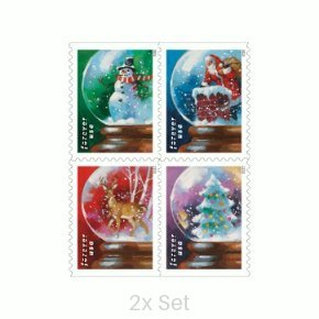 Low Cost Snow Globes Stamps Community Outreach & Ministerial Support Pack || 200Pcs (10 Books)