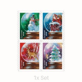 Best Price Snow Globes Stamps Fiscal Reporting & Tax Season Compliance Logistics || 100Pcs (5 Books)