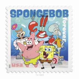 Best Price SpongeBob SquarePants Stamps Civic Engagement & Voting Ballot Logistics Pack || 80Pcs (5 Sheets)