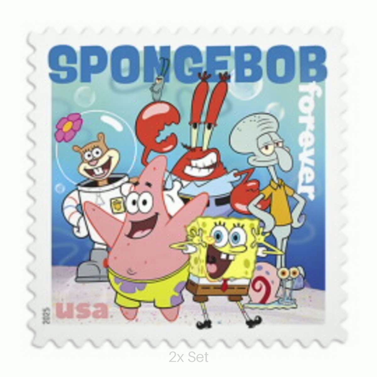 Authentic SpongeBob SquarePants Stamps Fiscal Reporting & Tax Season Compliance Logistics || 160Pcs (10 Sheets)