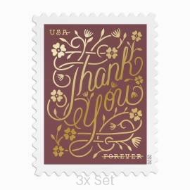 Low Cost Thank You Stamps Agency-Level Renewals & Compliance Logistics Pack || 300Pcs (15 Sheets)