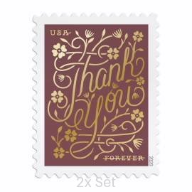 Wholesale Thank You Stamps Seasonal Route Marketing & Service Promotion Pack || 200Pcs (10 Sheets)