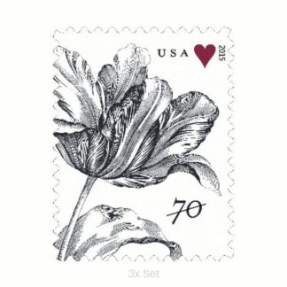 Bulk Vintage Tulip Stamps Civic Engagement & Voting Ballot Logistics Pack || Two-Ounce Postage 300PCS