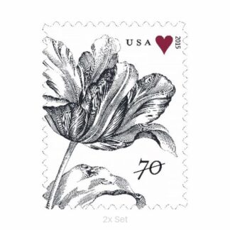 Bulk Vintage Tulip Stamps Community Outreach & Ministerial Support Pack || Two-Ounce Postage 200PCS