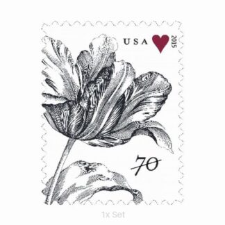 Wholesale Vintage Tulip Stamps High-Impact CRM & Property Marketing Logistics || Two-Ounce Postage 100PCS
