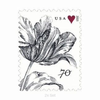 Bulk Vintage Tulip Stamps Premium Stationery & Elegant Event Mailing Pack || Two-Ounce Postage 200PCS