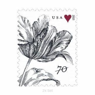 Economy Vintage Tulip Stamps Professional Business Logistics & Bulk Mailing Pack || Two-Ounce Postage 200PCS