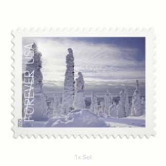 Economy Winter Landscapes Stamps Premium Stationery & Elegant Event Mailing Pack || 100Pcs (5 Books)